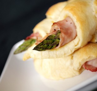 Dijon Ham & Asparagus Roll Ups - The Fresh Fridge