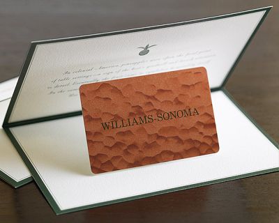 Giveaway: $50 Williams-Sonoma Gift Card